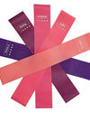 Elastic Resistance Bands Set for Yoga, Pilates, and Strength Training - 5-Pack