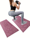 Tapis de squat antidérapant avec pad genoux — entraînement maison ou salle confortable