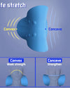 Oreiller cervical — utilisation allongé, relaxation nuque