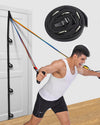 Sangle suspension — fixation sur porte, installation