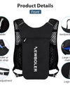 Gilet trail — option avec gourde 250ml et 500ml