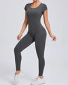 Body gainant — tissu respirant, détail texture