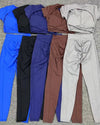 Ensemble sport — coloris royal blue, gris, noir, marron